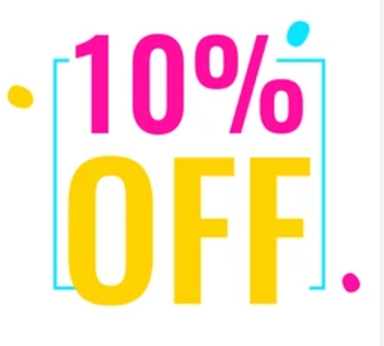 FLAT 10% off